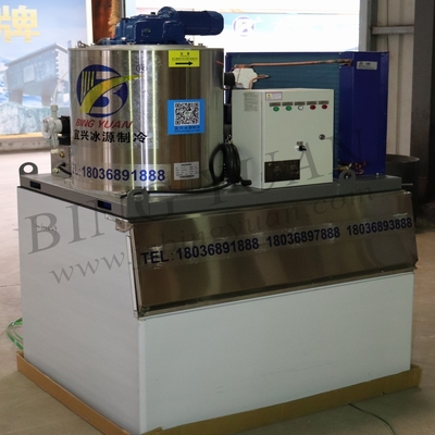 Macchina commerciale 1ton del fiocco del ghiaccio di rendimento elevato 3.94kw~90kw