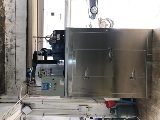 1 macchina del fiocco del ghiaccio di 2 3 5 10 Ton Easy Control Air Cooling per alto affidabile del pesce