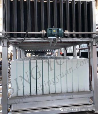 Macchina del ghiaccio industriale del blocchetto del sistema diretto di Yixing ICS, prezzo basso di alta qualità, ghiaccio in pani che fa macchina
