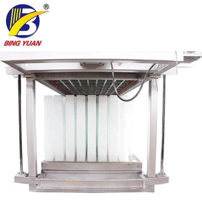 30 macchina trasparente del blocco di ghiaccio di Ton Stainless Steel 304