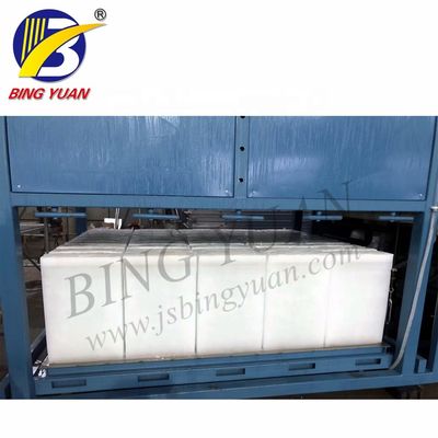 Macchina della macchina per ghiaccio del blocchetto dei frutti di mare 20.9KW SS304 5T