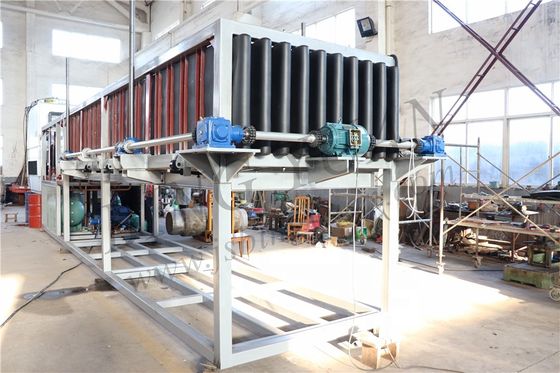 Macchina della macchina per ghiaccio del blocchetto dei frutti di mare 20.9KW SS304 5T