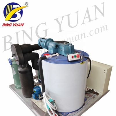 Macchina per ghiaccio del fiocco della neve di raffreddamento per evaporazione 10KW R404A, 3 Ton Ice Machine