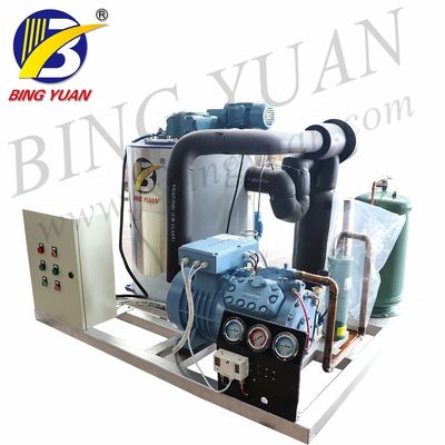 Macchina per ghiaccio del fiocco della neve di raffreddamento per evaporazione 10KW R404A, 3 Ton Ice Machine