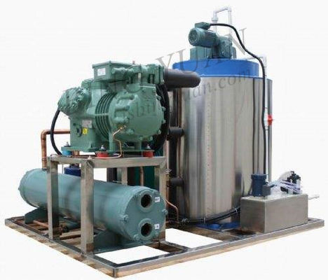 Macchina industriale della macchina per ghiaccio del fiocco di 2.8KW 800KG, piccola macchina del ghiaccio del fiocco