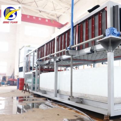 di piccola capacità 1 tonnellata, macchina di fabbricazione di ghiaccio diretta della blocchiera di ghiaccio di refrigerazione
