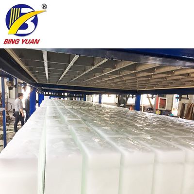 di piccola capacità 1 tonnellata, macchina di fabbricazione di ghiaccio diretta della blocchiera di ghiaccio di refrigerazione