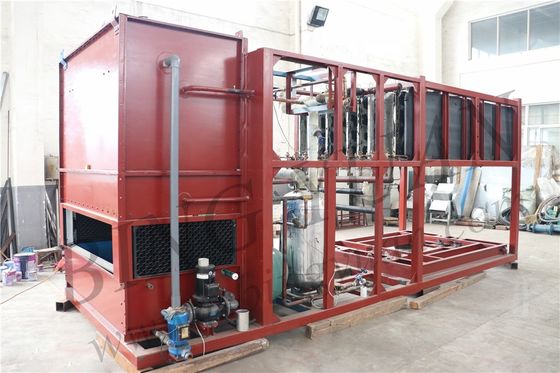 Macchina per ghiaccio industriale del blocco, macchina del ghiaccio del blocchetto di prezzo franco fabbrica, capacità quotidiana 5T