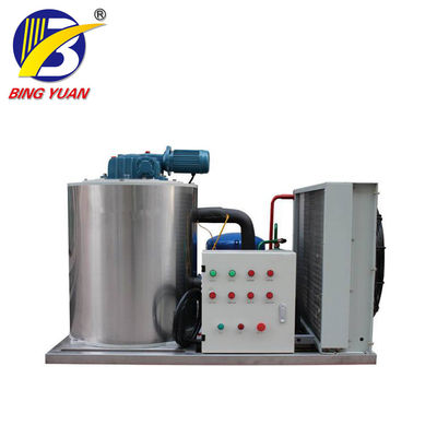 SUS304 380 macchina della macchina per ghiaccio del fiocco di volt R22 10T, macchina del ghiaccio del fiocco per il pesce