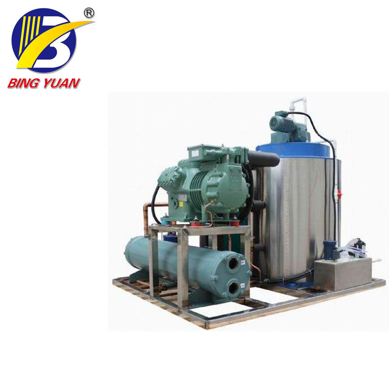 SUS304 380 macchina della macchina per ghiaccio del fiocco di volt R22 10T, macchina del ghiaccio del fiocco per il pesce